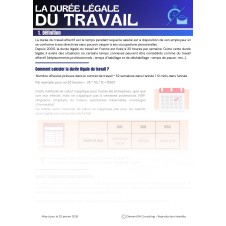 La durée légale du travail