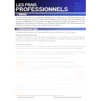 Les frais professionnels
